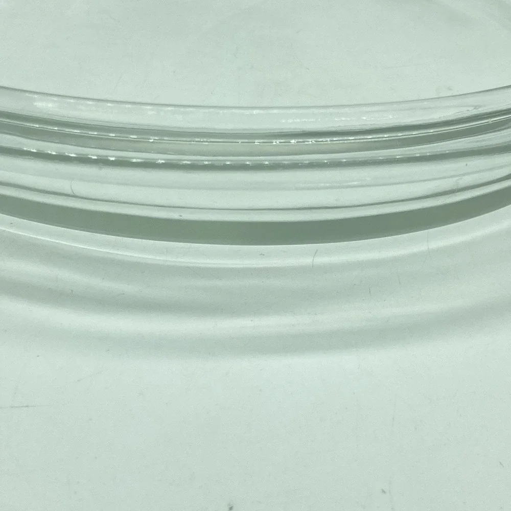 Clear Glass Oval Casserole Lid Vintage Replacement Baking Dish Cover Retro